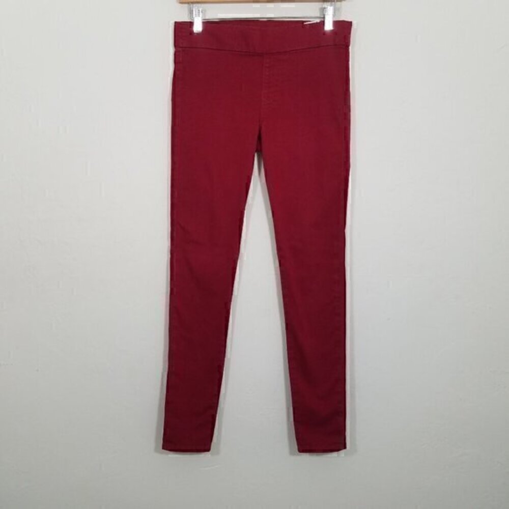 True Religion Pull-On Skinny Stretch Pants Red Size S